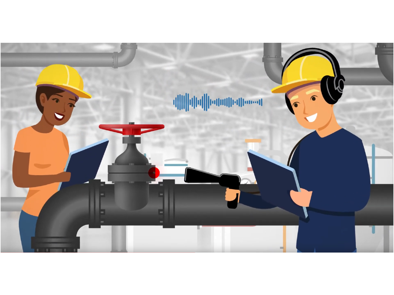 Compressed air leak study