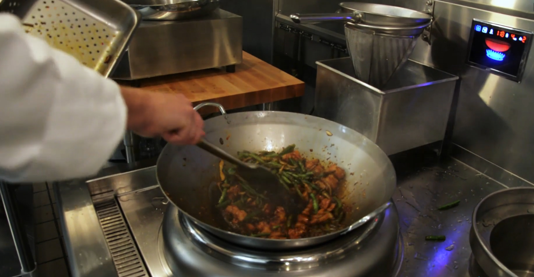 Induction cooking demo